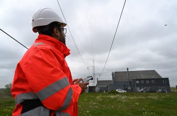 Drone koblet på 150.000 volt