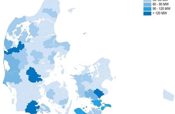 Flest solceller i Jylland