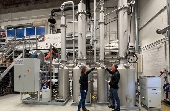 Teknologisk Institut åbner Danmarks første fleksible testanlæg til fangst af CO2